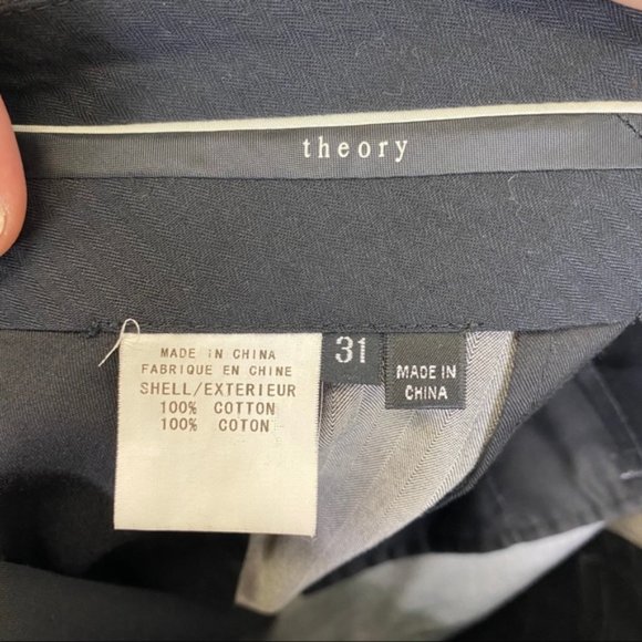 Theory Slim Fit 100% Cotton Two Piece Suit - Picture 15 of 16